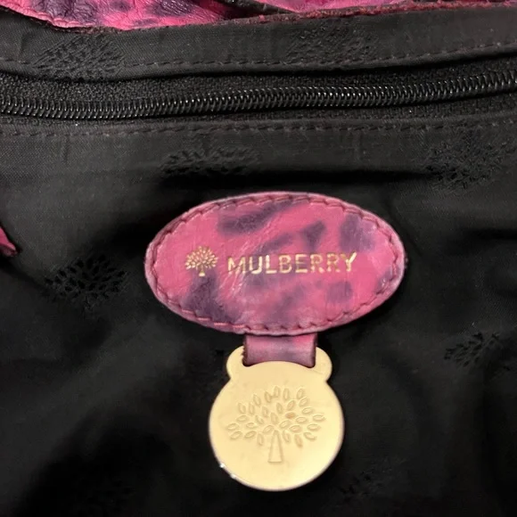 Oversized Mulberry Alexa Pink Leopard Print - Picture 5 of 9